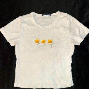 Brandy Melvine flower crop-top